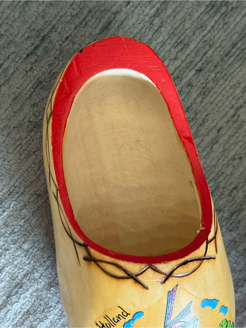 Hand-Painted Kids Dutch Wooden Clogs/klompen